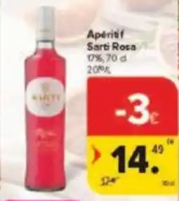 Carrefour Drive Apéritif Sarti Rosa 17%, aanbieding