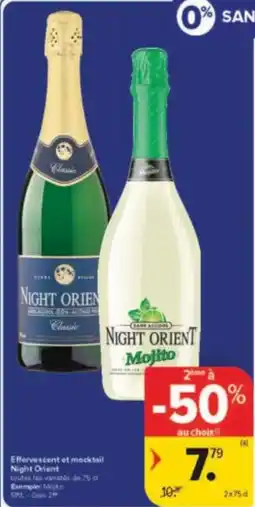 Carrefour Drive Effervescent et mocktail night orient aanbieding