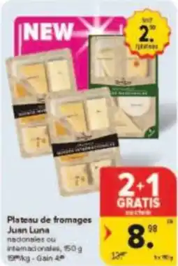 Carrefour Drive Plateau de fromages Juan Luna aanbieding