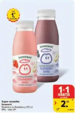 Carrefour Drive Super smoothie innocent aanbieding