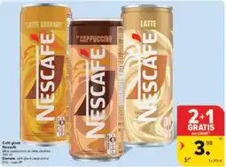 Carrefour Drive Café glacé nescafe aanbieding