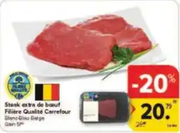 Carrefour Drive Steak extra de bœuf filière qualité carrefour aanbieding