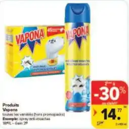 Carrefour Drive Produits vapona aanbieding