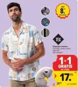Carrefour Drive Chemise homme aanbieding