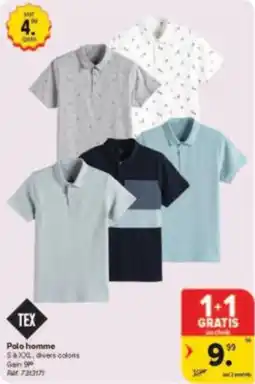 Carrefour Drive Polo homme aanbieding