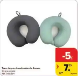 Carrefour Drive Tour de cou à mémoire de forme aanbieding