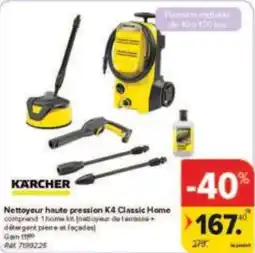 Carrefour Drive Nettoyeur haute pression K4 Classic Home aanbieding