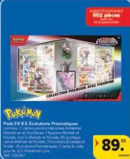 Carrefour Drive Pokemon Pack EV 8.5 Evolutions Prismatiques aanbieding