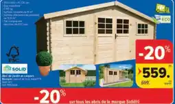 Carrefour Drive Abri de jardin et carport aanbieding