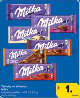 Carrefour Drive Tablette de chocolat Milka aanbieding