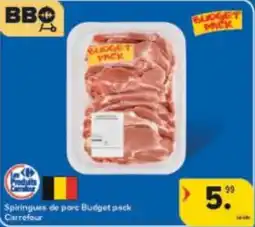 Carrefour Drive Spiringues de pare budget pack carrefour aanbieding