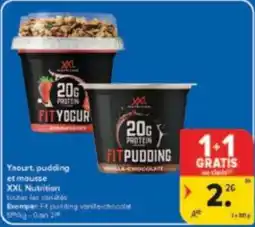 Carrefour Drive Yaourt pudding et mousse XXL Nutrition aanbieding