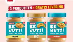 Delhaize Andros be nuts! cacahuete pinda erdnuss aanbieding