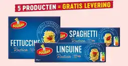 Delhaize Soubry spaghetti linguine fettuccine aanbieding