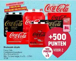 Delhaize Bruisende drank Coca Cola aanbieding