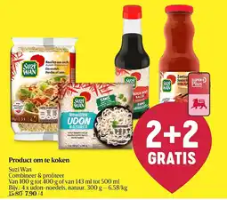 Delhaize Product om te koken suzi wan aanbieding