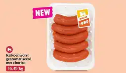 Delhaize Kalkoenworst gearomatiseerd met chorizo aanbieding
