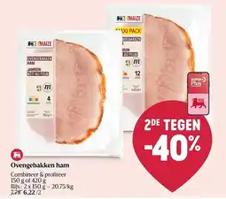 Delhaize Ovengebakken ham aanbieding