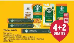Delhaize Warme drank starbucks aanbieding