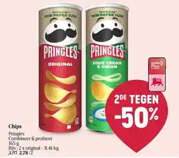 Delhaize Chips Pringles aanbieding