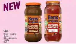 Delhaize Saus Ben's Original aanbieding