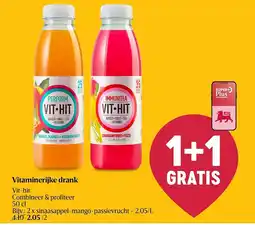 Delhaize Vitaminerijke drank Vit-hit aanbieding