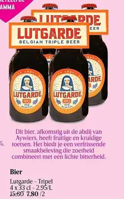 Delhaize Bier lutgarde tripel aanbieding
