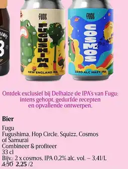 Delhaize Bier fugu fugushima hop circle squizz cosmos of samurai aanbieding