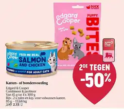 Delhaize Katten of hondenvoeding edgard & cooper aanbieding
