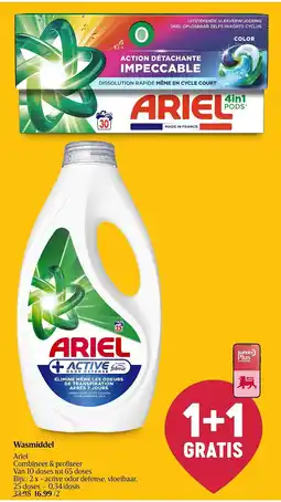 Delhaize Wasmiddel Ariel aanbieding