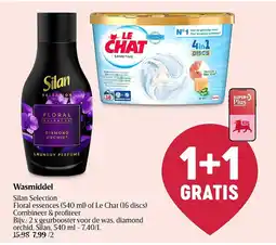 Delhaize Wasmiddel silan selection aanbieding
