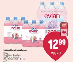 Delhaize Natuurlijk mineraalwater aanbieding