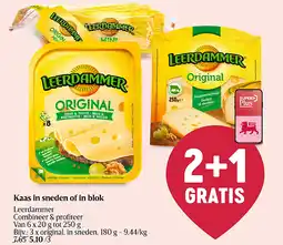 Delhaize Kaas in sneden of in blok aanbieding