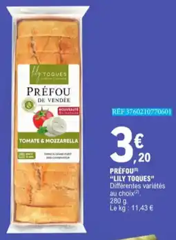 E.Leclerc Préfou Lily Toques aanbieding