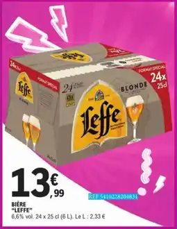 E.Leclerc Bier Leffe 6,6 % vol aanbieding