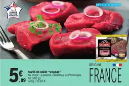 E.Leclerc Pavés de Boeuf Charal aanbieding