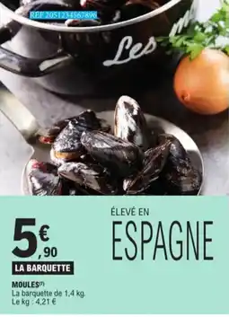 E.Leclerc Moules aanbieding