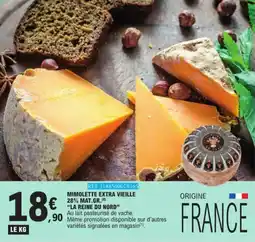 E.Leclerc Mimolette Extra Vieille 28% Mat. Gr La Reine Du Nord aanbieding