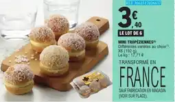 E.Leclerc Mini Tropéziennes aanbieding