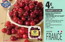 E.Leclerc Cerises Des Coteaux Du Ventoux Igp Nos Régions Ont Du Talent aanbieding