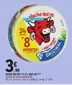 E.Leclerc Vache Qui Rit 17,5% Mat. Gr. aanbieding