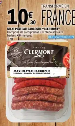 E.Leclerc Maxi Plateau Barbecue Clermont aanbieding