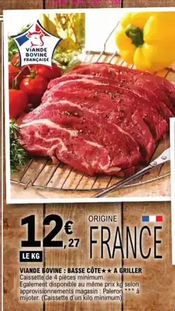 E.Leclerc Viande Bovine: Basse Côte a Griller aanbieding
