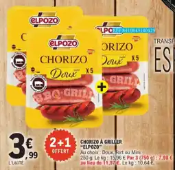 E.Leclerc Chorizo à Griller Elpozo aanbieding