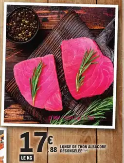 E.Leclerc Longe De Thon Albacore Décongelée aanbieding