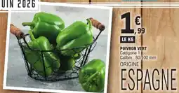 E.Leclerc Poivron Vert aanbieding