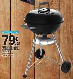 E.Leclerc Barbecue Compact Charbon De Bois Weber aanbieding