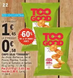 E.Leclerc Chips Soja Toogood aanbieding