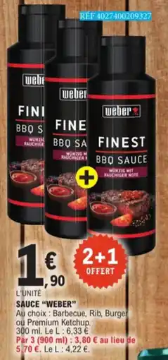 E.Leclerc Sauce Weber aanbieding