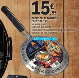 E.Leclerc Poêle Pour Barbecue Best of TV aanbieding
